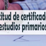 Solicitud de certificado de estudios primarios